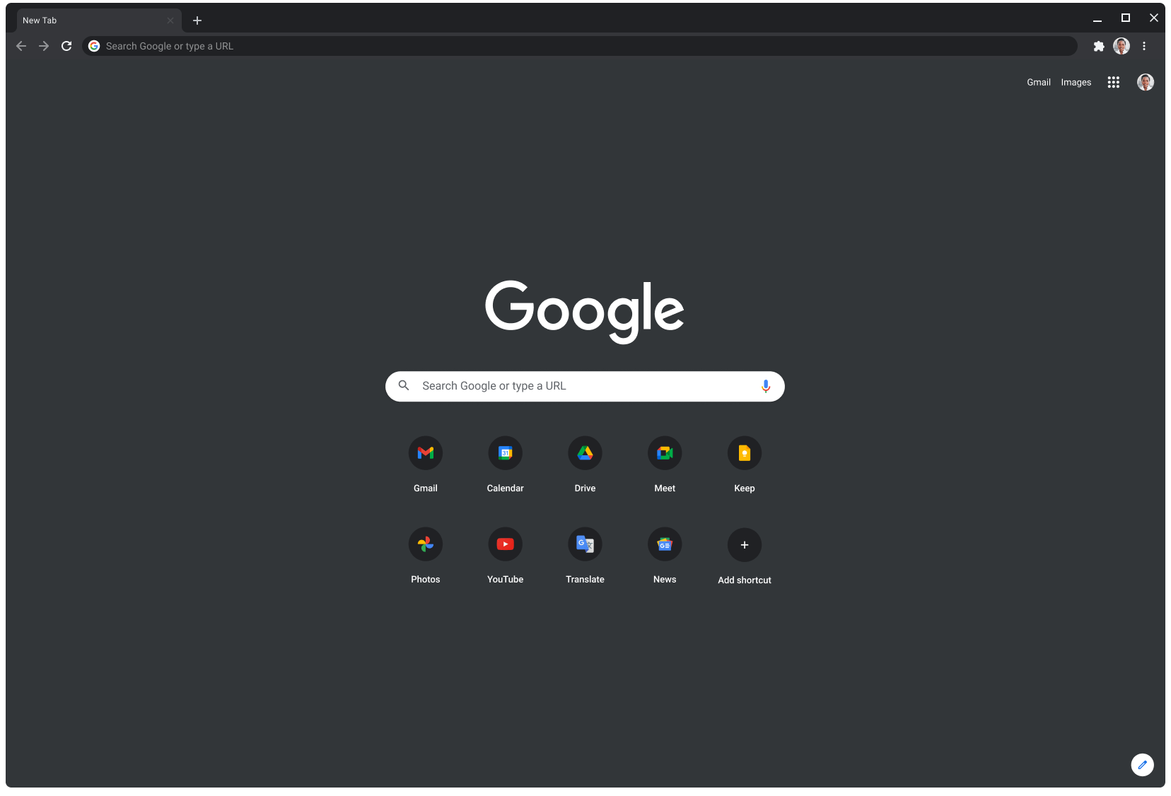 how to make google chrome dark theme full screen windows 10